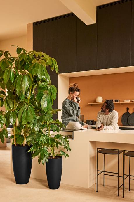 june round high 40cm zwart